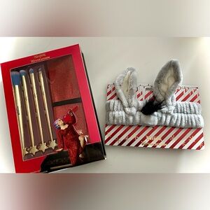 New Shrek x I Heart Revolution Magic Wand Brush Set & headband bundle NWT